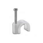 GRAFFETTA D3/4 MM BIANCA X CAVO CHIODO INCORPORATO