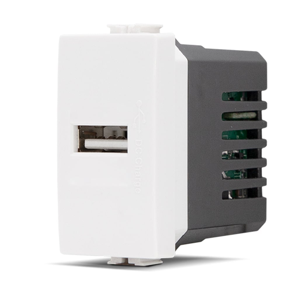 01312-000-1342-jpg PRESA USB T3-JOY 529-B BIANCO - immagine 1