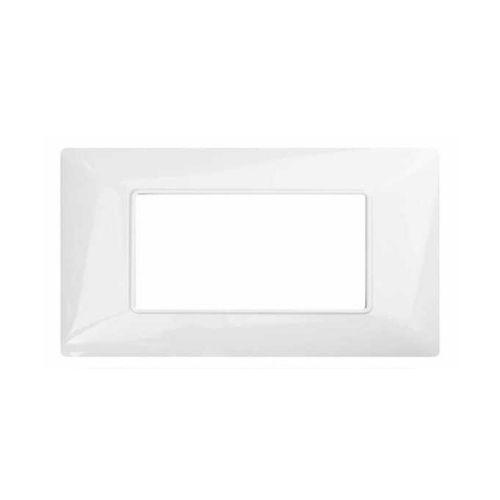 PLACCA TECNOPOLIMERO T3-JOY M8004-01 4P BIANCO