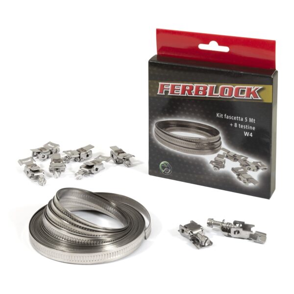 fascetta in rotolo acciaio inox