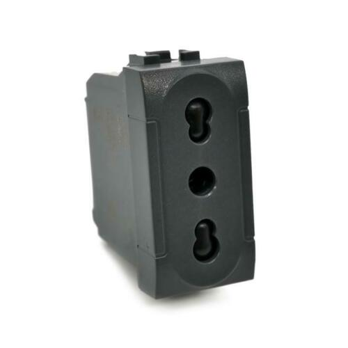 PRESA BIVALENTE T1-ART 818-N NERO