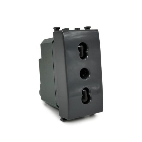 PRESA BIVALENTE GEM 618N NERO