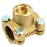 PRESA RAPIDA ACQUA IN OTTONE X TUBO CON FILETTATURA 1/2X1/2 F