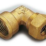 Curva F 18x3/4" a compressione GAS/Acqua