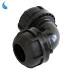 Raccordo gomito 90&deg; &Oslash; 20 mm a compressione POLIETILENE